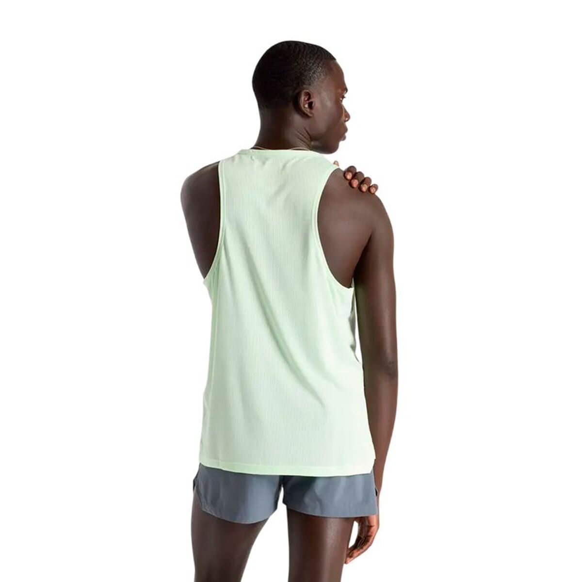 Tank Top Men New Balance Athletics Singlet Light Green