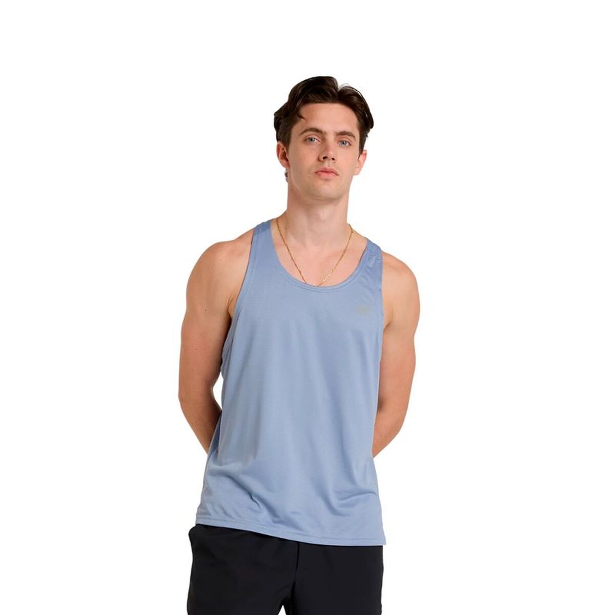 Tank Top Men New Balance Sport Essentials Singlet Indigo