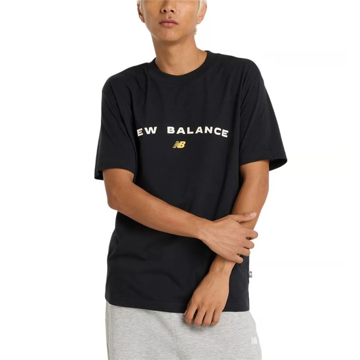 Men’s Short Sleeve T-Shirt New Balance Reimagined Graphic 1 Black Men’s Short Sleeve T-Shirt New Balance Reimagined Graphic 1 Black