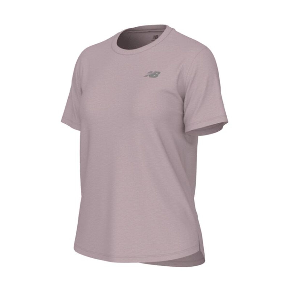 Women’s Short Sleeve T-Shirt New Balance Plum Women’s Short Sleeve T-Shirt New Balance Plum