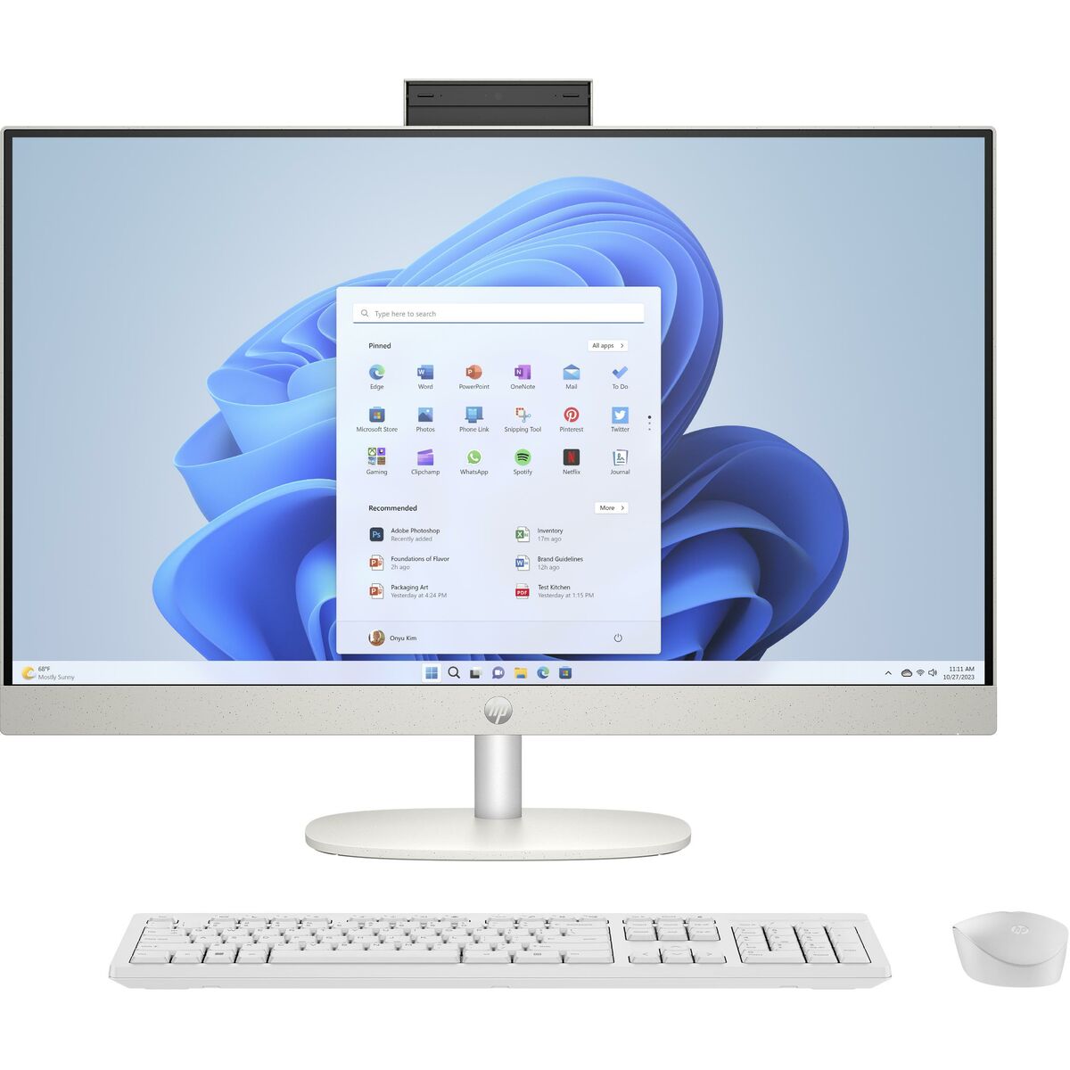 All in One HP CR0025NS 512 GB SSD 27″ AMD Ryzen 3 7320U  8 GB RAM
