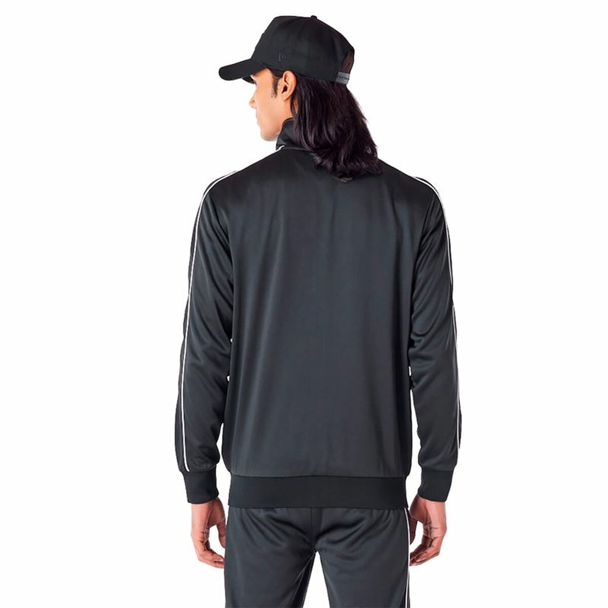 Men’s Sports Jacket New Era TRACK TOP Black