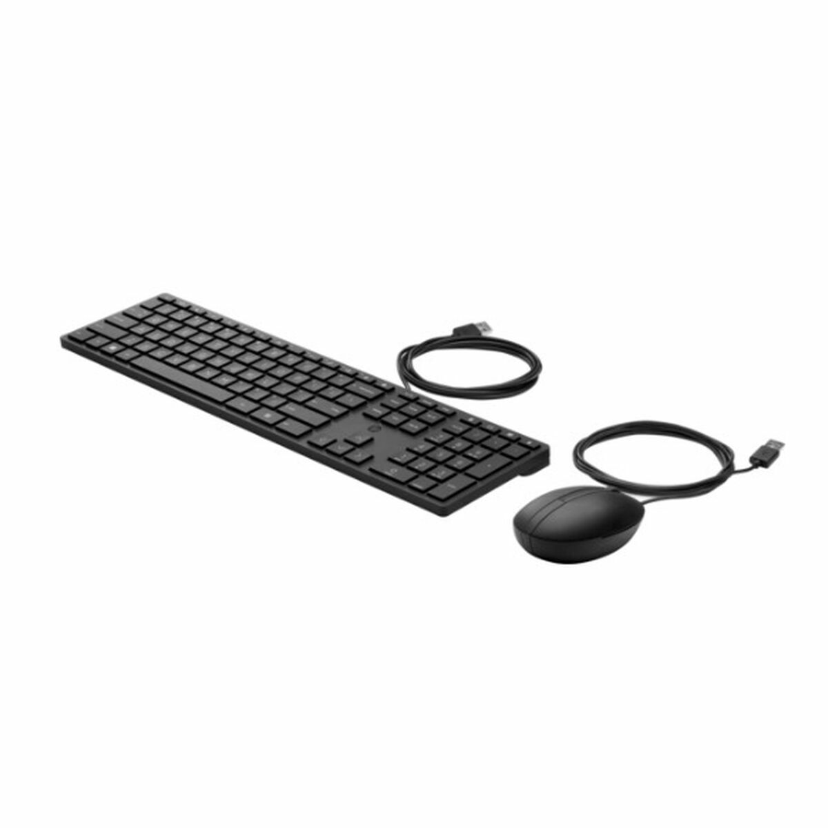 Keyboard and Mouse HP 9SR36UT Black Spanish Qwerty Keyboard and Mouse HP 9SR36UT Black Spanish Qwerty