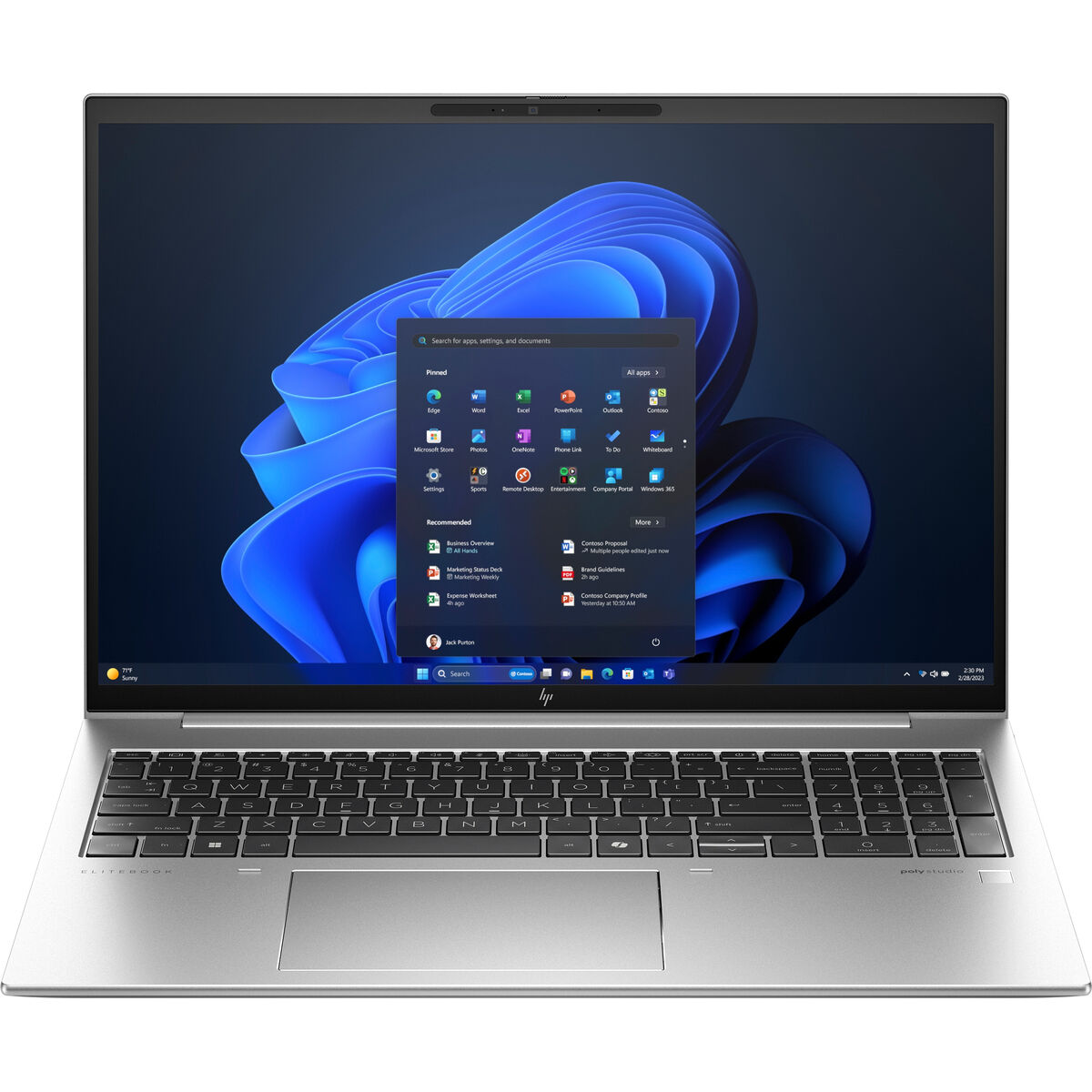 Laptop HP EliteBook 860 G11 16″ Intel Evo Core Ultra 5 125H 32 GB RAM 512 GB SSD Spanish Qwerty Qwerty US