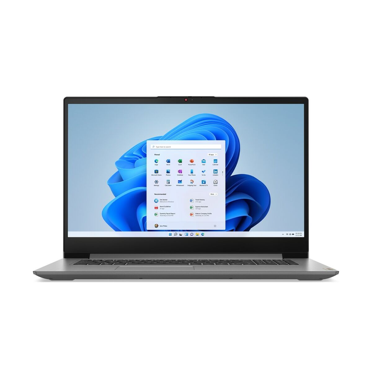Laptop Lenovo IdeaPad 3 17IAU7 17,3″ Intel Core i5-1235U 16 GB RAM 512 GB SSD Qwerty US