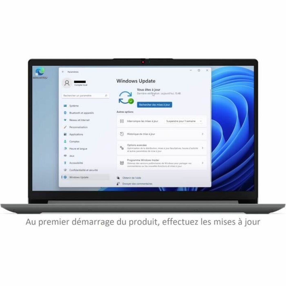 Laptop Lenovo 15,6″ Intel Celeron N4500 8 GB RAM 256 GB SSD