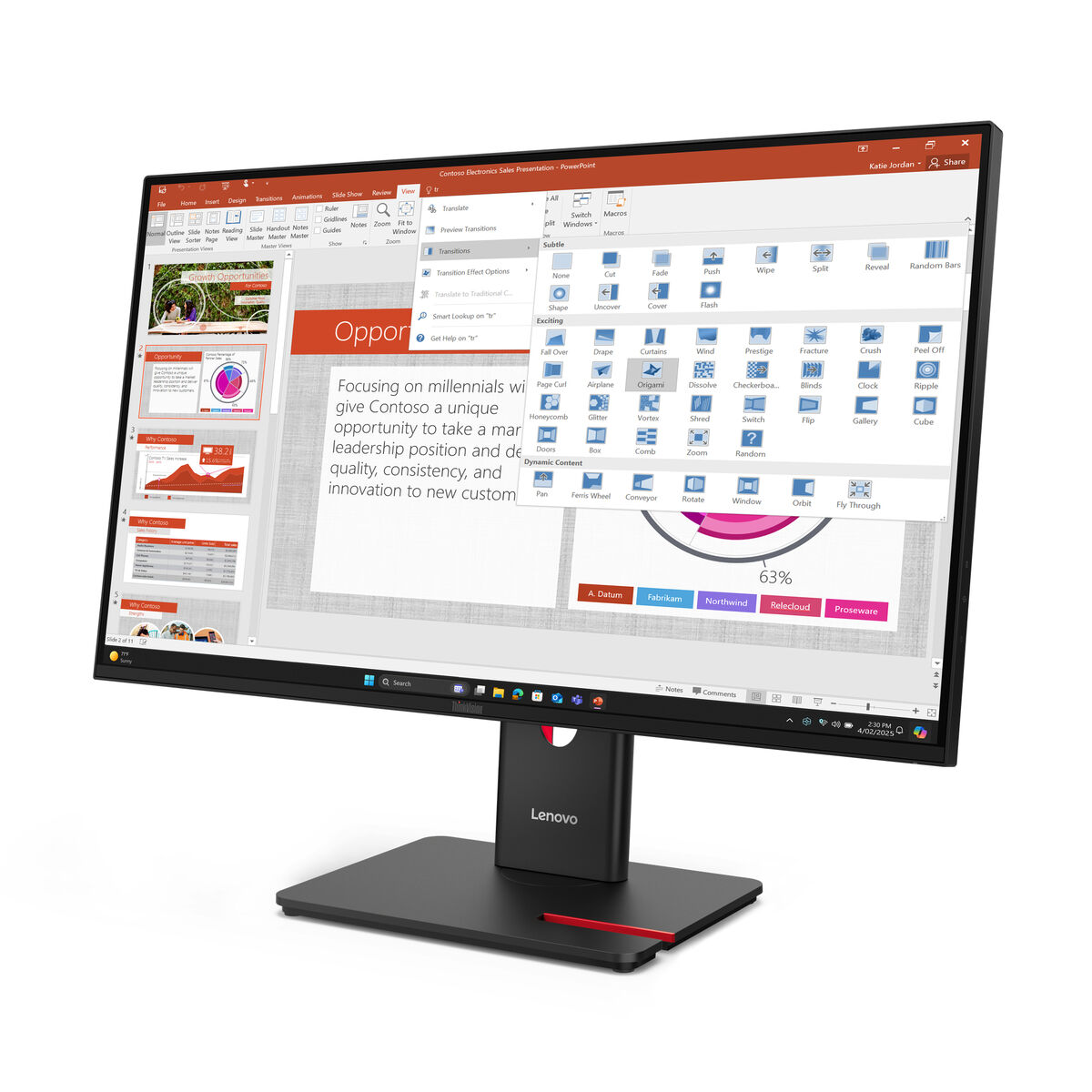 Monitor Lenovo 64A5MAT6EU