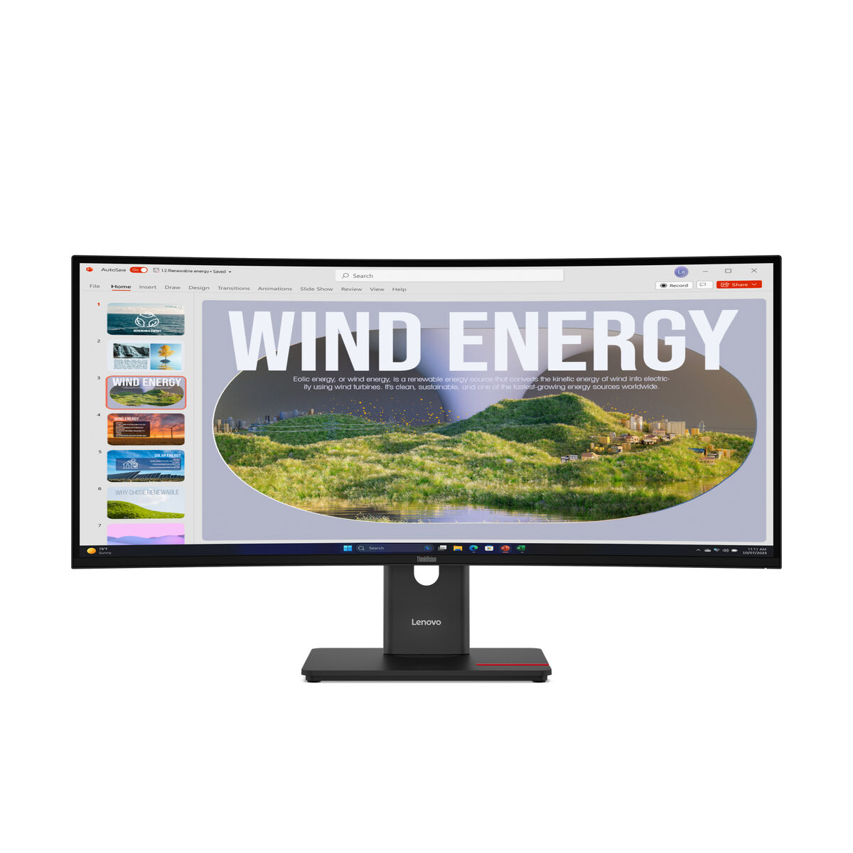 Monitor Lenovo 64AEGAT1EU 34″ Wide Quad HD Monitor Lenovo 64AEGAT1EU 34″ Wide Quad HD