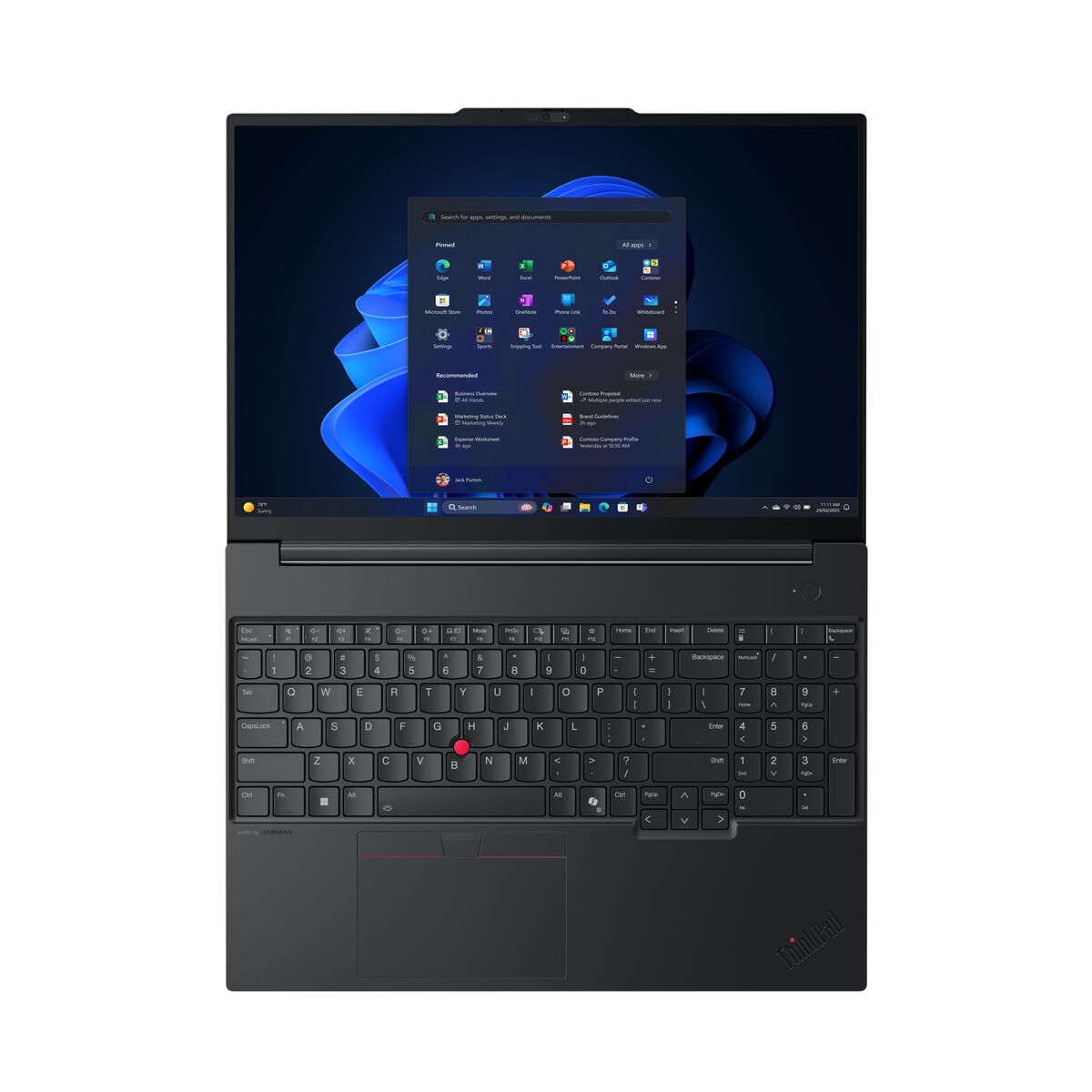 Laptop Lenovo 21SR000MSP 16″ intel core ultra 7 16 GB RAM 512 GB SSD Spanish Qwerty