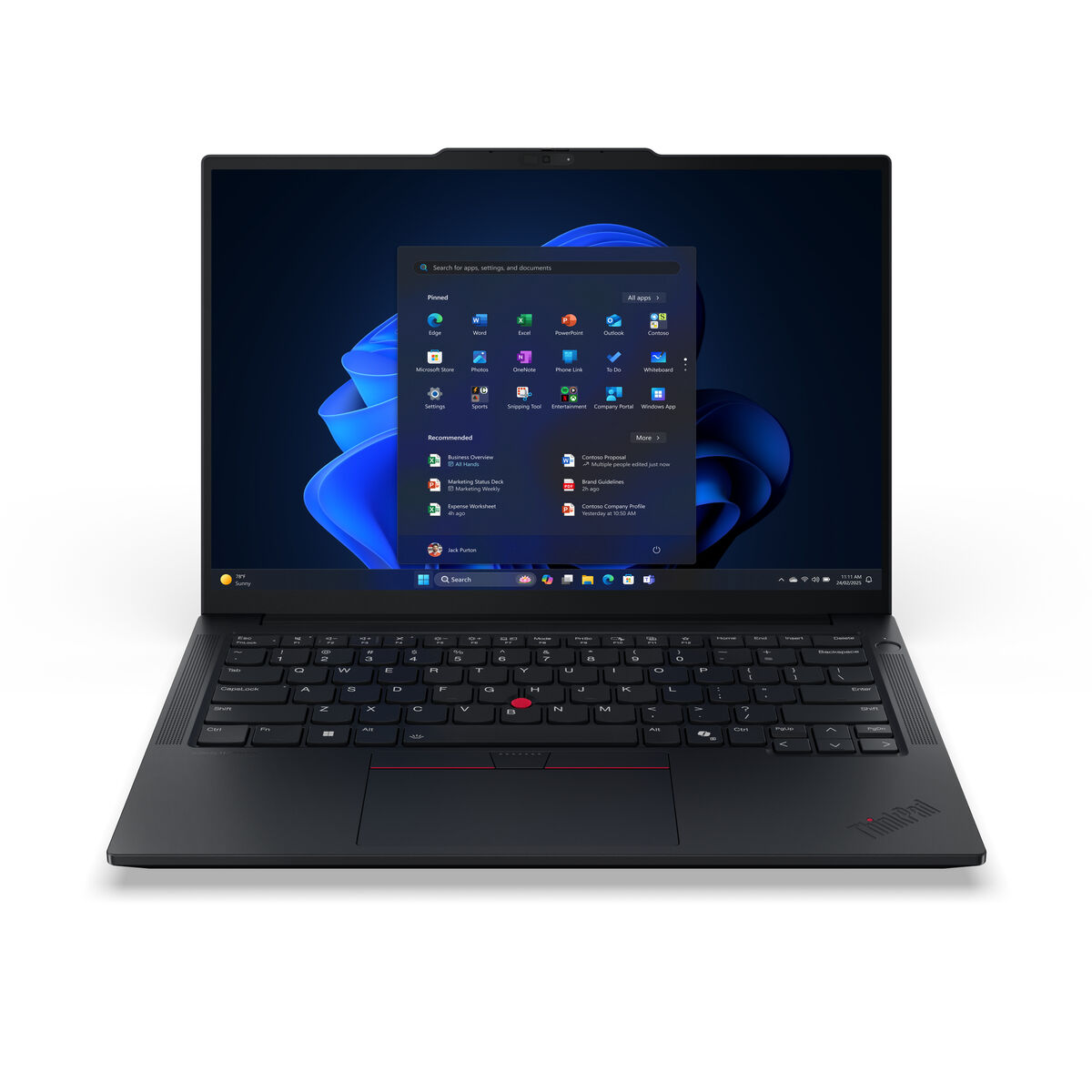 Laptop Lenovo 21SX0044SP 14″ intel core ultra 7 32 GB RAM 1 TB SSD Spanish Qwerty