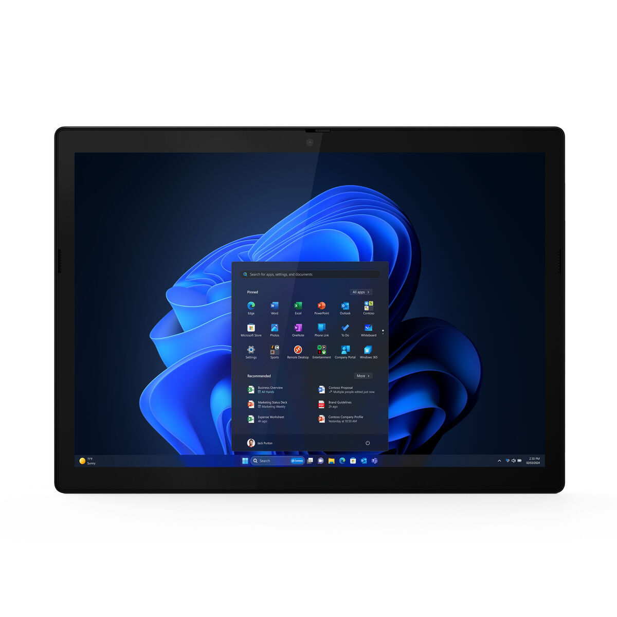 Laptop Lenovo 21LK0026SP 12,3″ intel core ultra 7 16 GB RAM 512 GB SSD