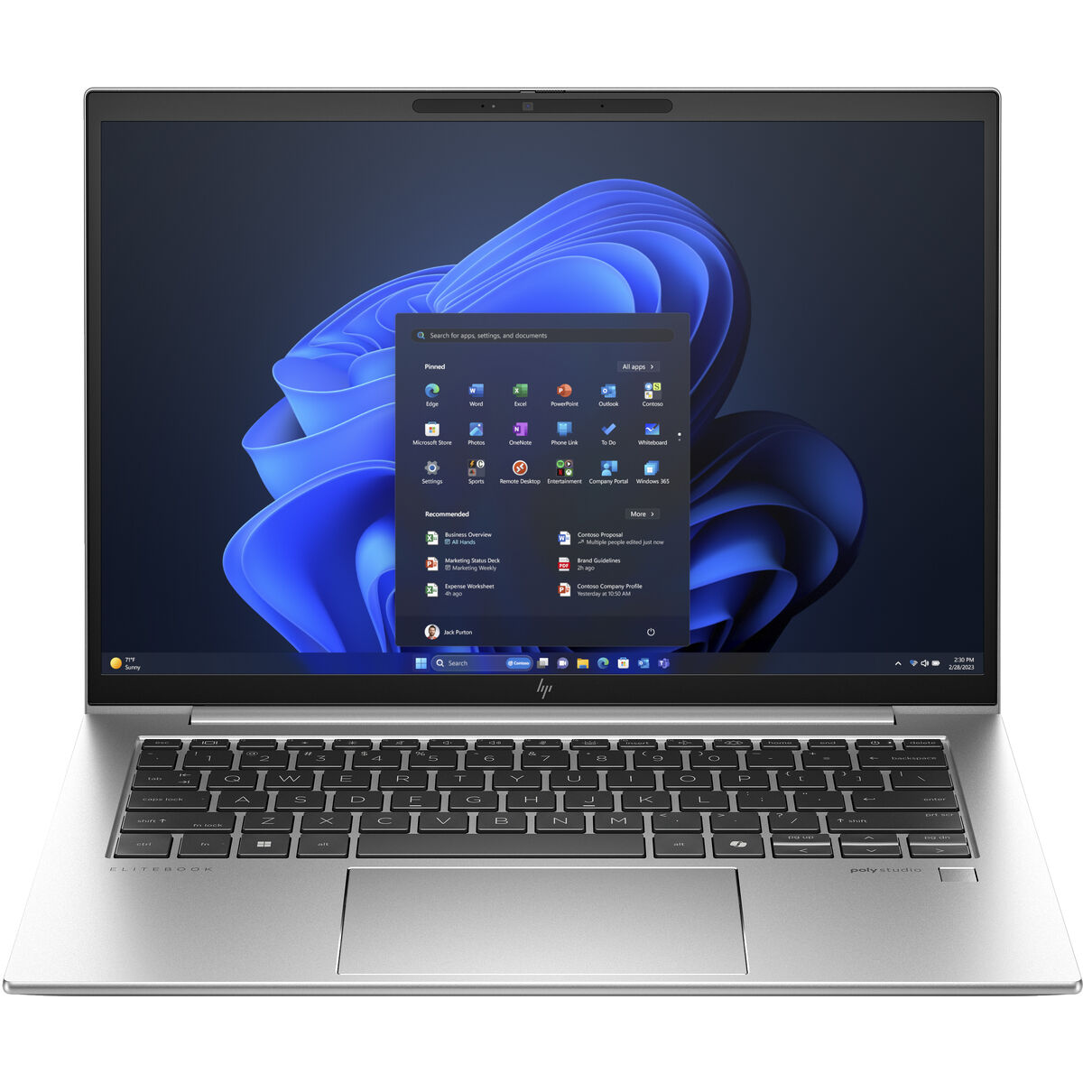 Laptop HP EliteBook 840 G11 14″ Intel Core Ultra 7 155H 32 GB RAM 1 TB SSD Spanish Qwerty