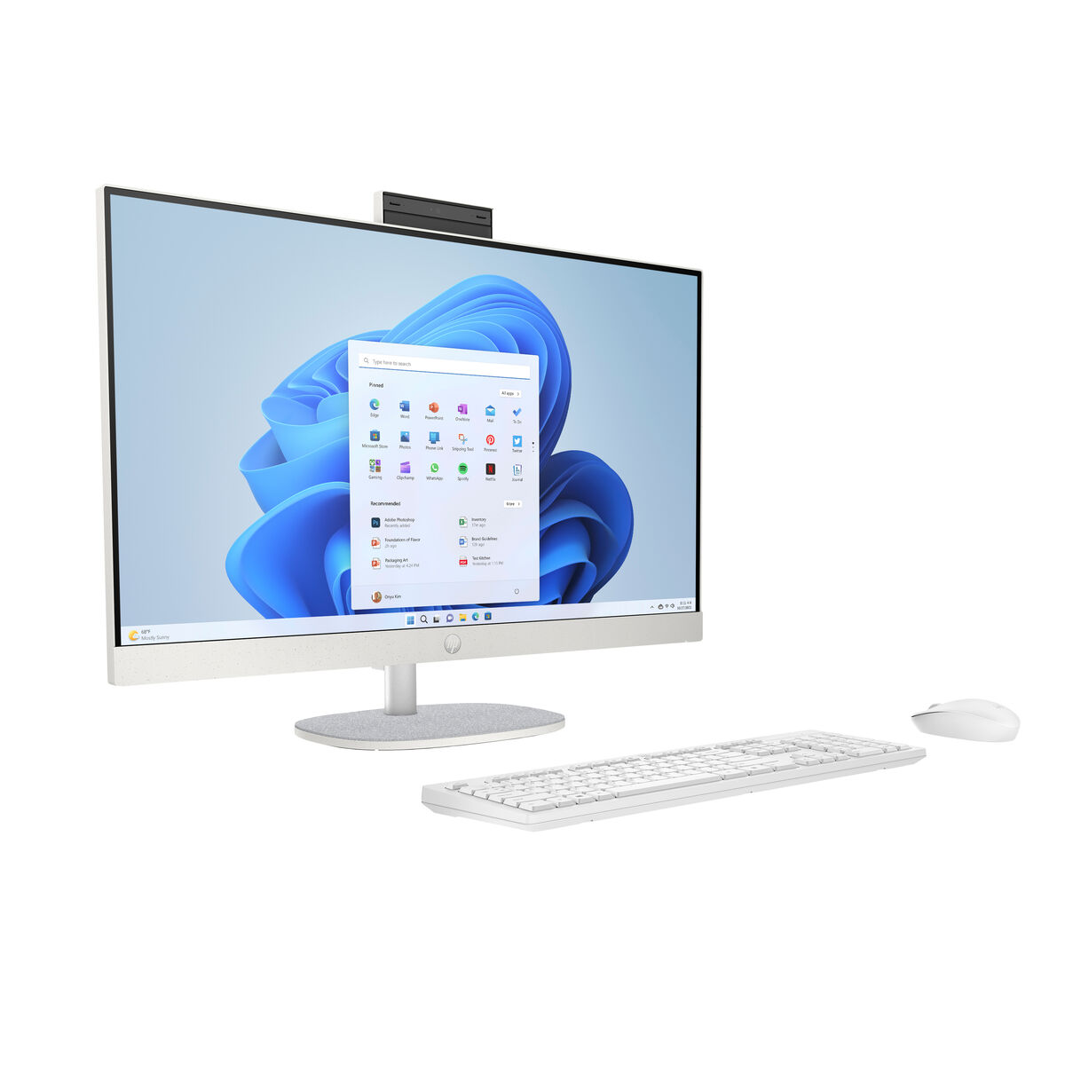 All in One HP 27 CR1009NS U5-125U 27″ Intel Core Ultra 5 125U 16 GB RAM 512 GB SSD Spanish Qwerty