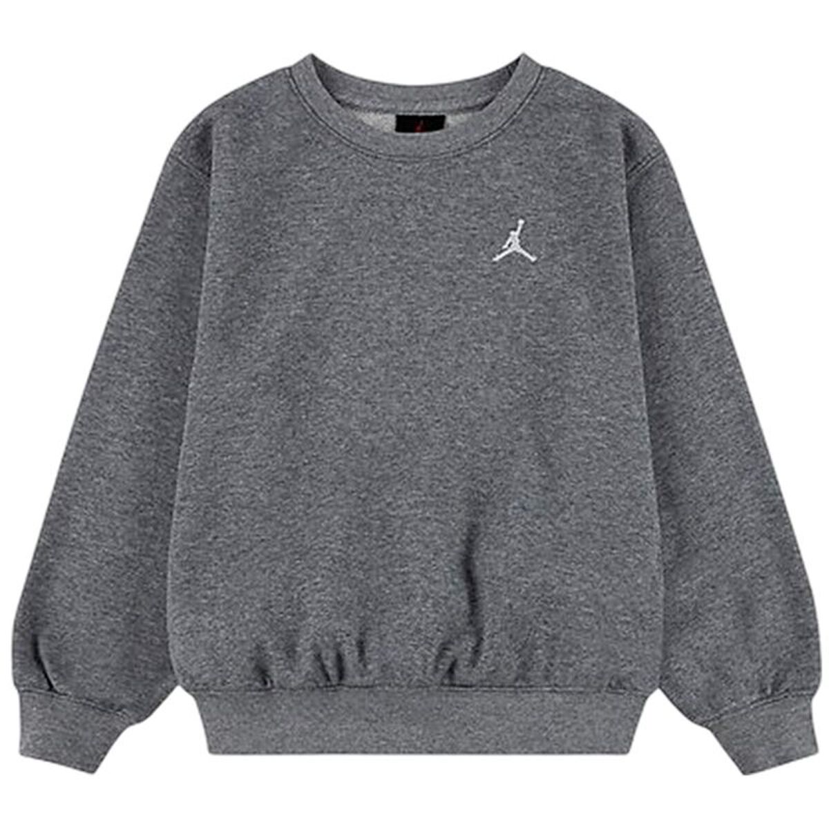 Hoodless Sweatshirt for Girls Jordan Mj Brkln Ft Crew Dark grey