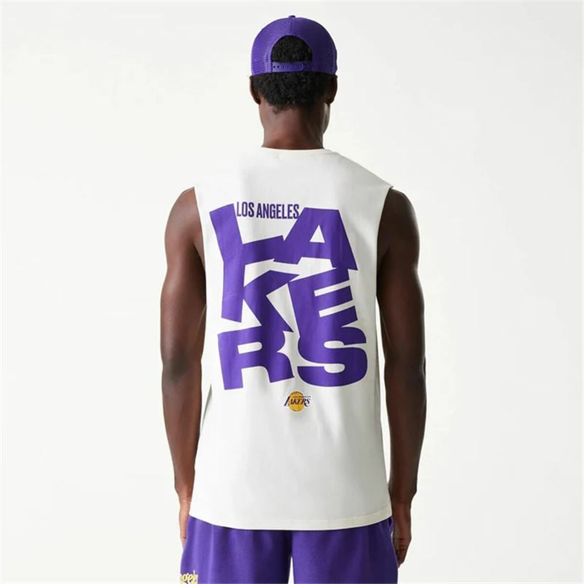Basketball shirt New Era LA Lakers White