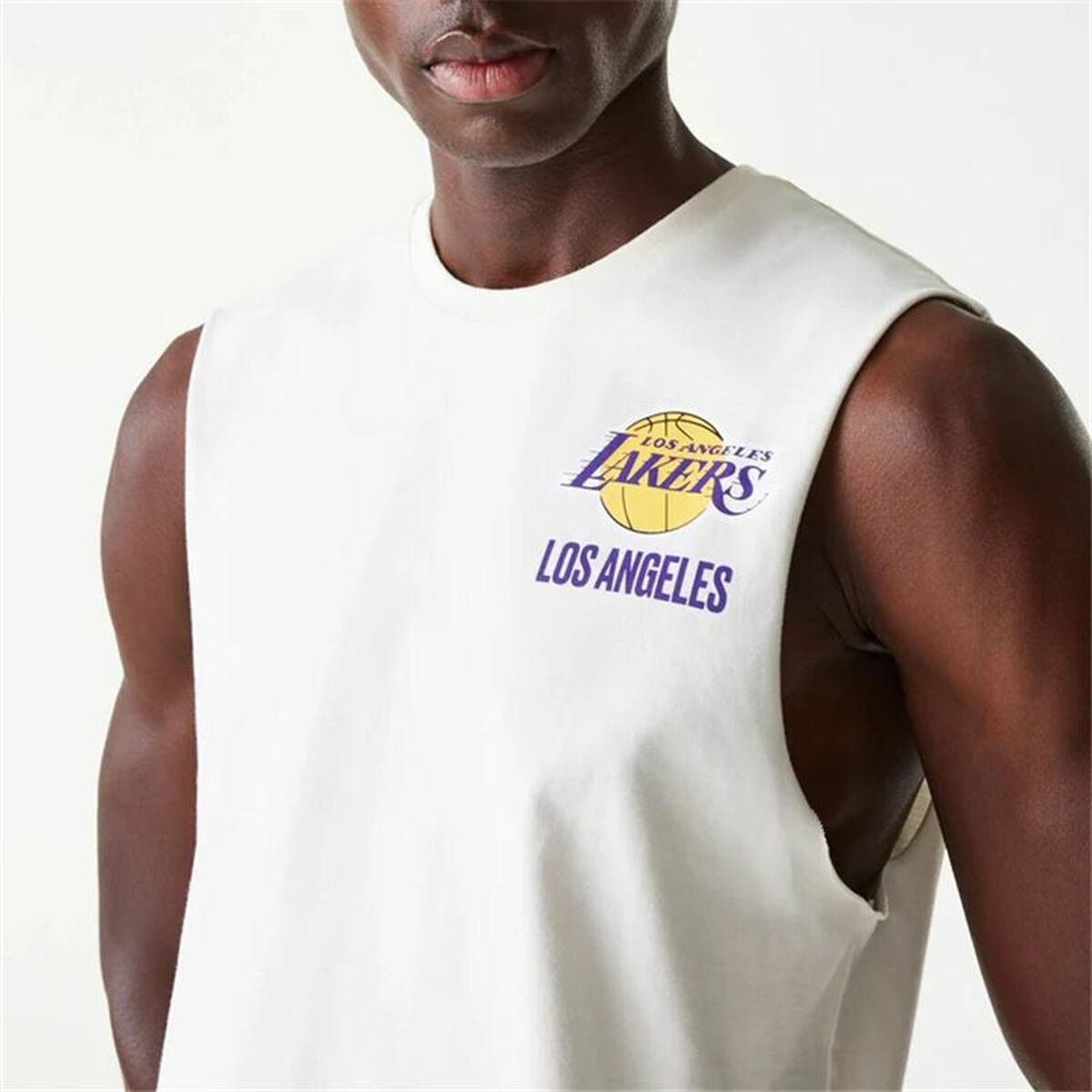 Basketball shirt New Era LA Lakers White