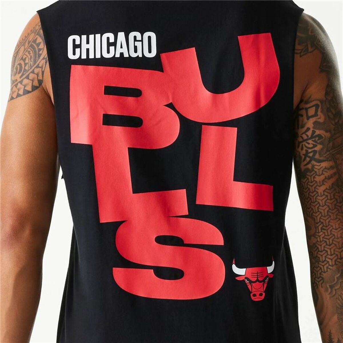 Tank Top Men New Era Chicago Bulls Black