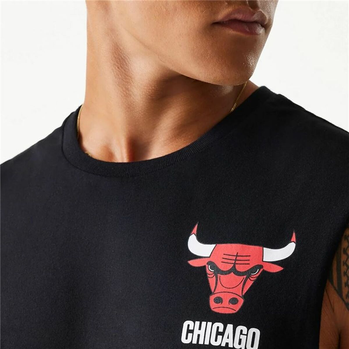 Tank Top Men New Era Chicago Bulls Black