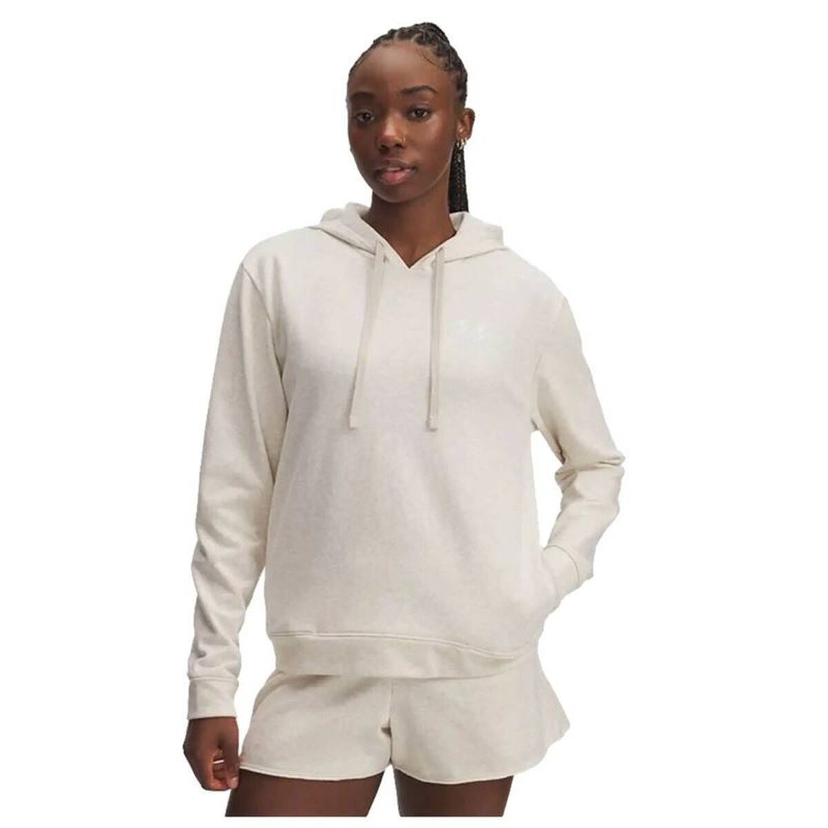 Women’s Hoodie Under Armour Rival Terry Hoodie White Women’s Hoodie Under Armour Rival Terry Hoodie White