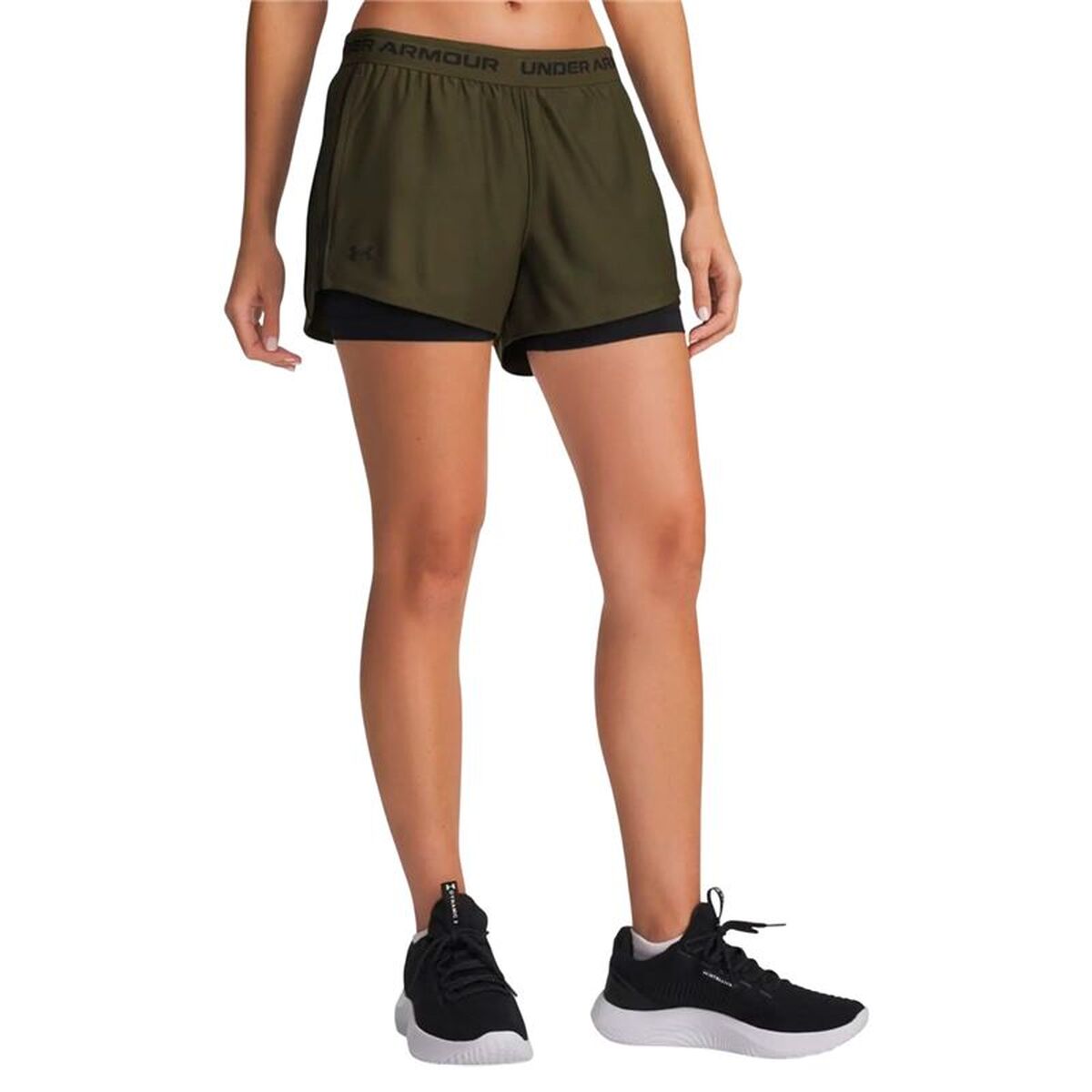 Sports Shorts for Women Under Armour Tech Play Up Black