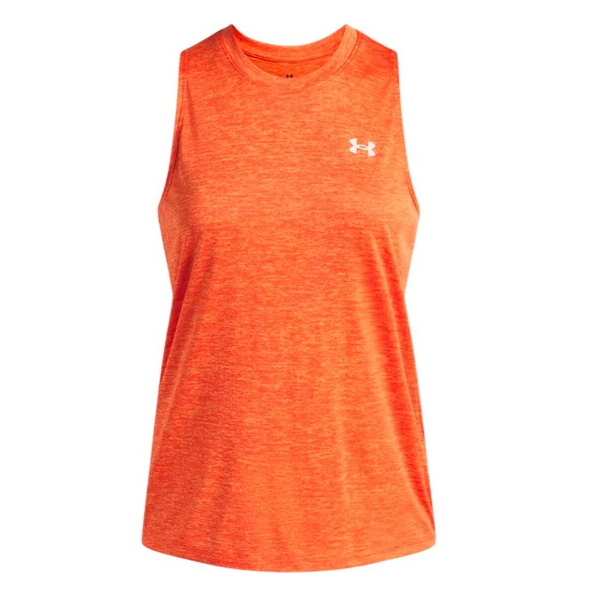 Women’s Sleeveless T-shirt Under Armour Tech Tank Twist Orange Fitness Women’s Sleeveless T-shirt Under Armour Tech Tank Twist Orange Fitness