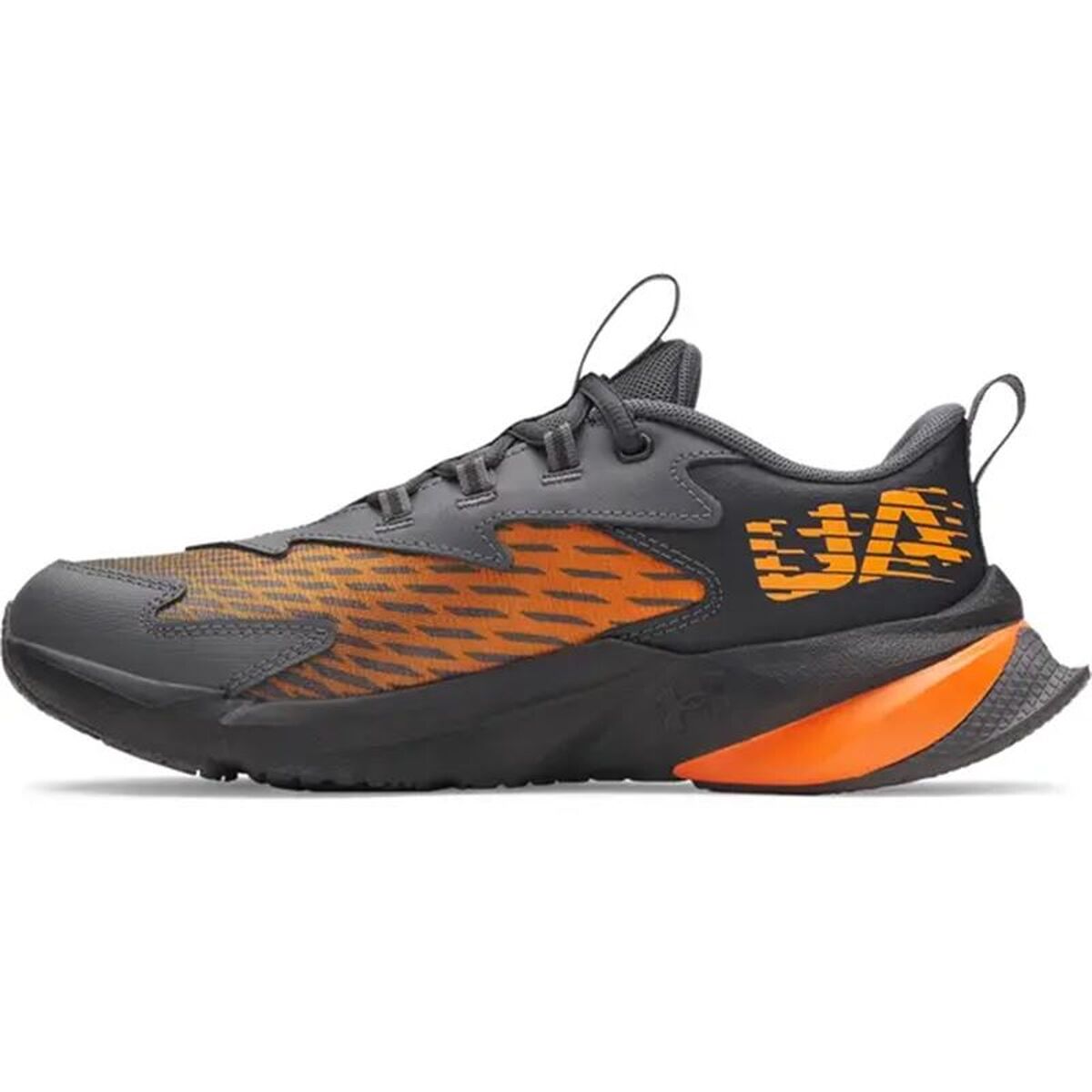 Sports Shoes for Kids Under Armour Bgs Scramjet 7 Black Orange