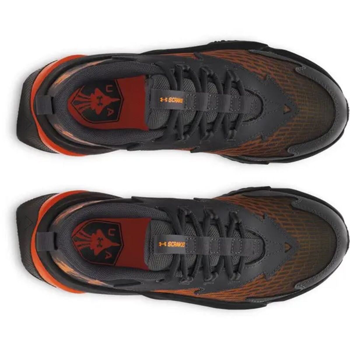 Sports Shoes for Kids Under Armour Bgs Scramjet 7 Black Orange