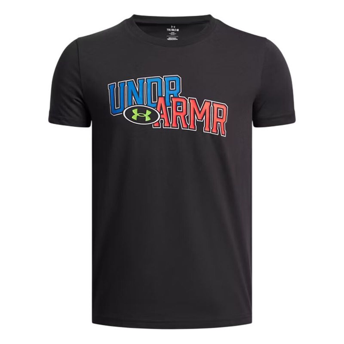 Child’s Short Sleeve T-Shirt Under Armour Flame Wm Ss Black