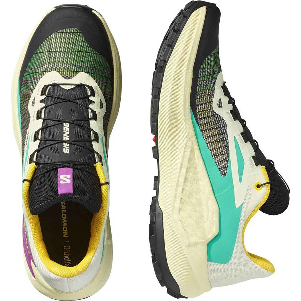 Men’s trail running shoes (mountain running) Salomon Genesis Beige