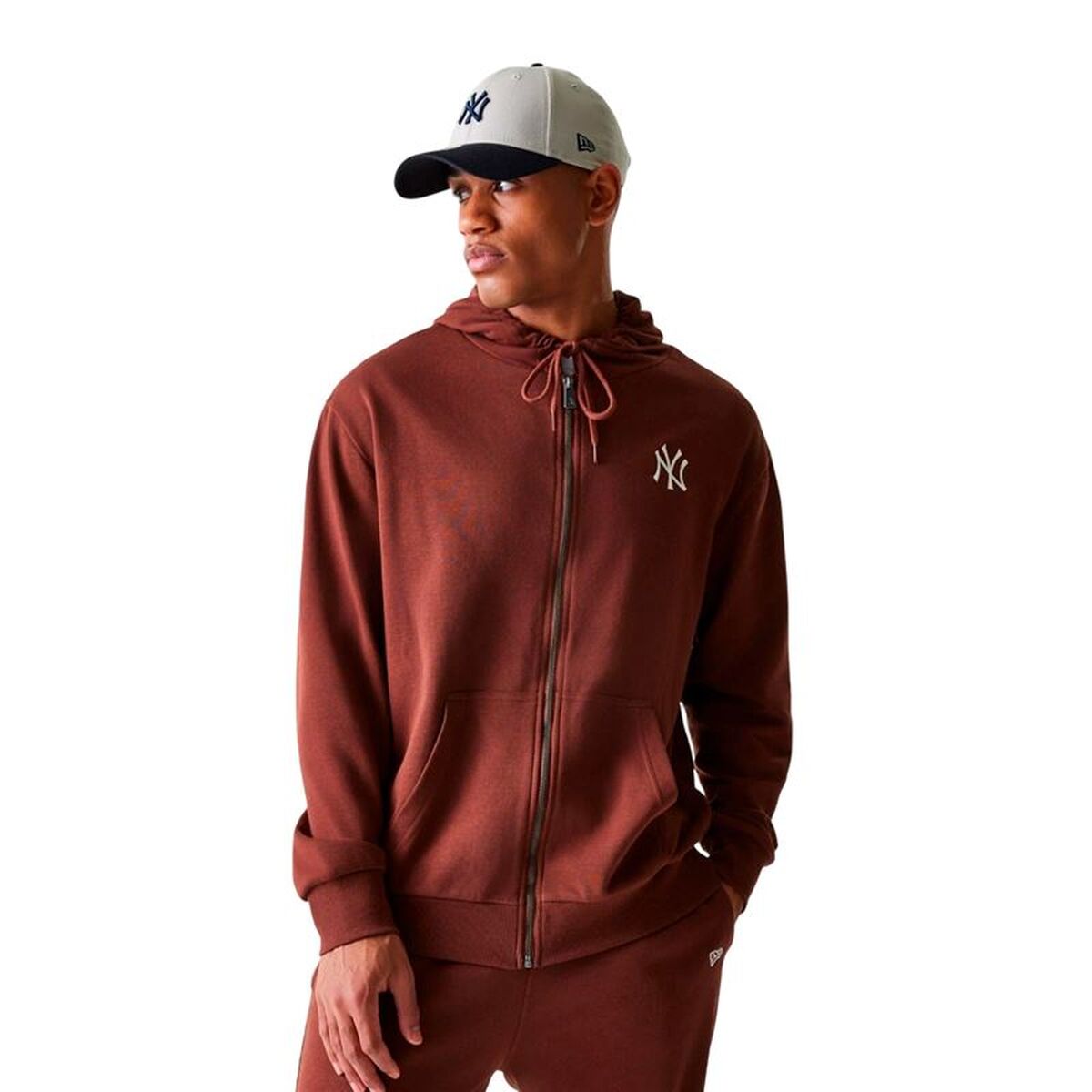 Jacket New Era New York Yankees MLB Midi League Brown Jacket New Era New York Yankees MLB Midi League Brown