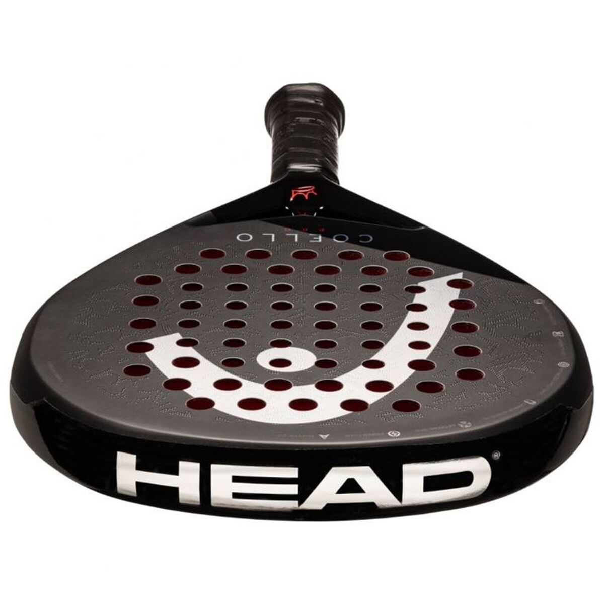 Padel Racket Head Coello Pro 2025 Black Carbon fibre