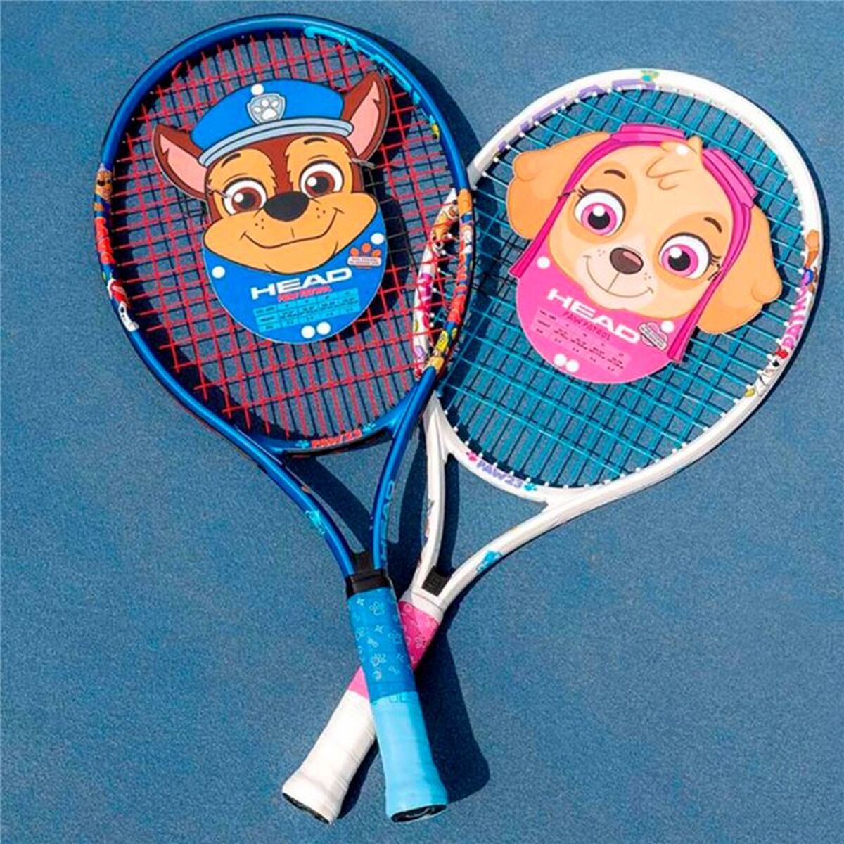 Tennis Racquet Head Paw 17 Blue