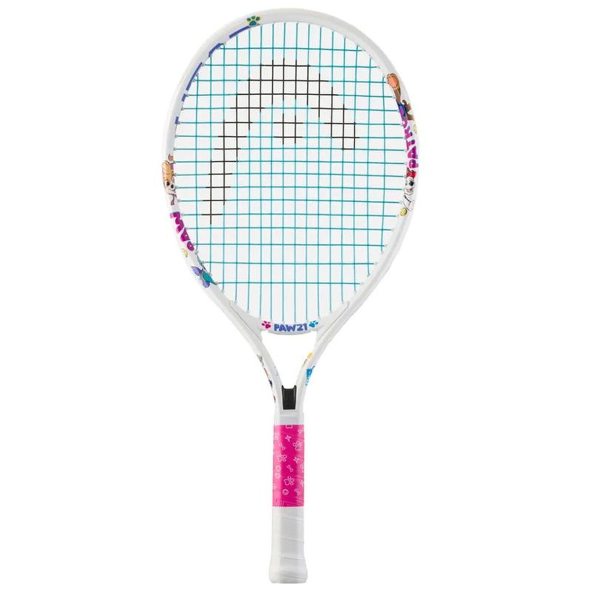 Tennis Racquet Head Paw 21 White