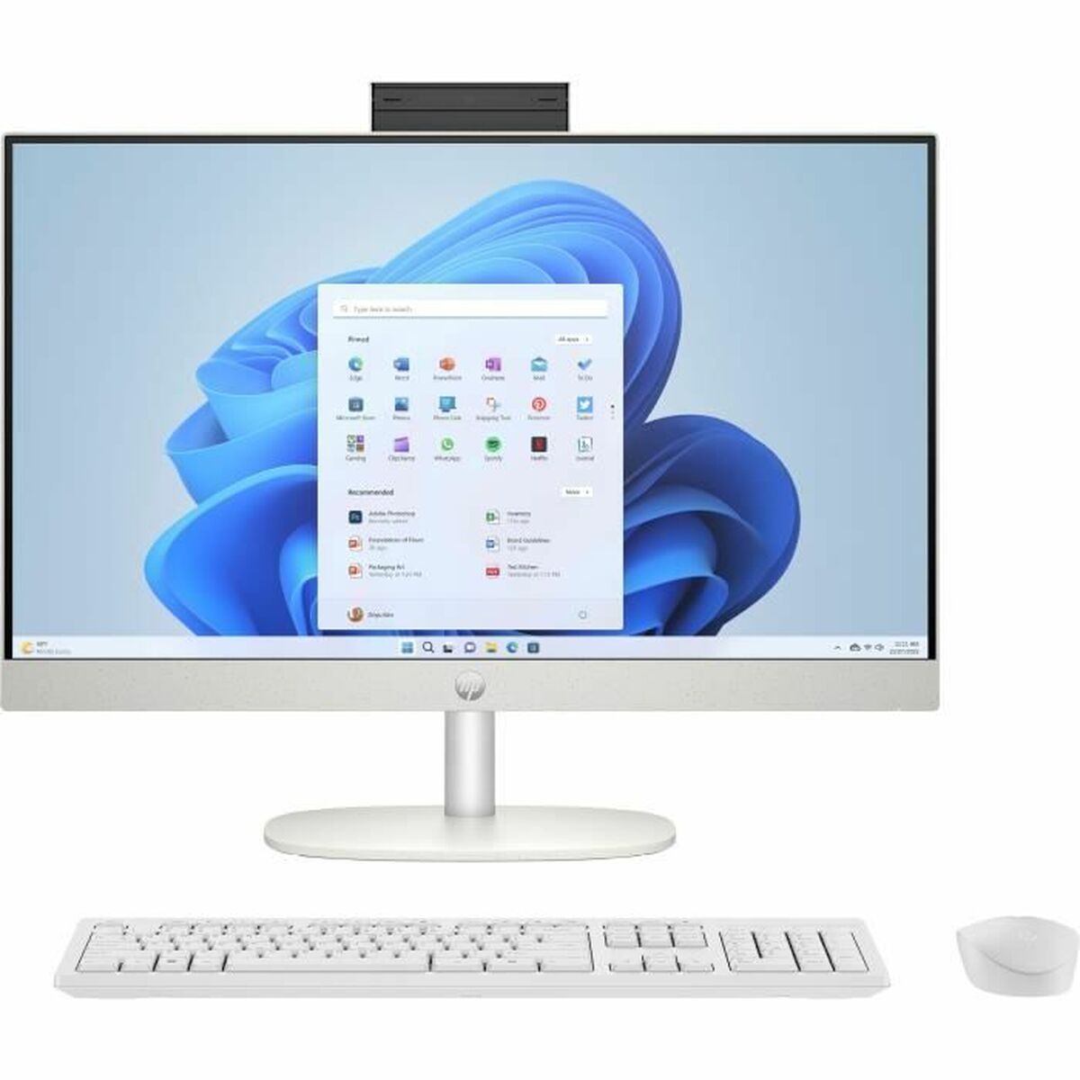 All in One HP 24-cr0081nf 16 GB RAM 23,8″ AMD Ryzen 7 7730U 512 GB