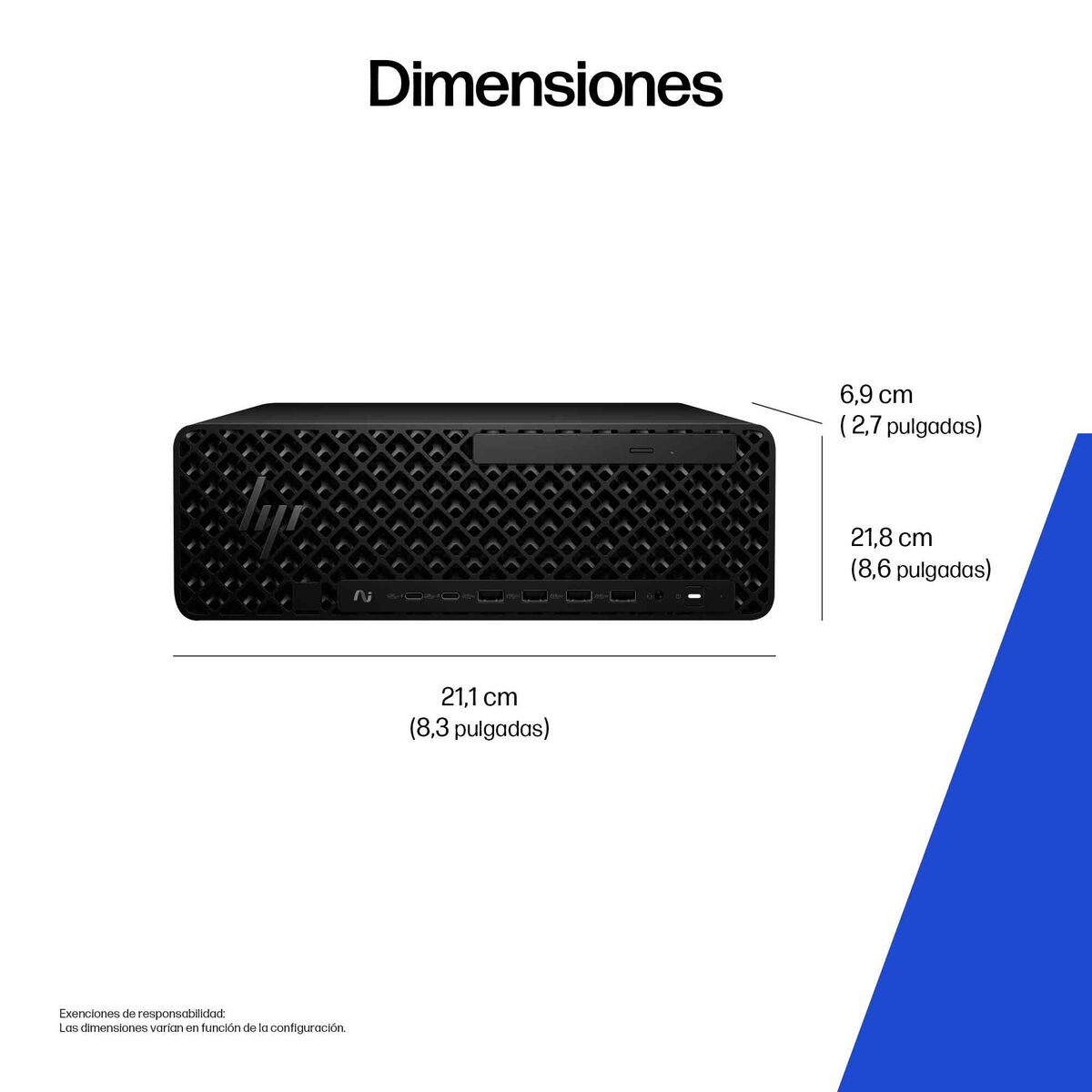 Desktop PC HP D4CT8ET#ABE 48 GB Ultra 7-265