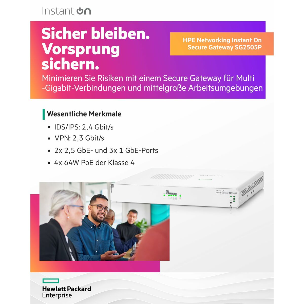 Router HPE S0G34A White USB 2.0