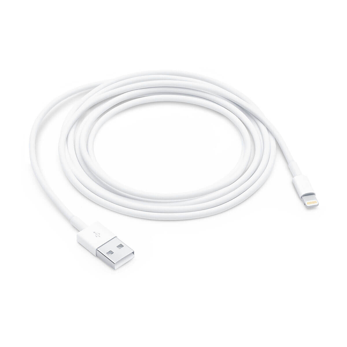 USB to Lightning Cable Apple MXLY2ZM/A White 1 m USB to Lightning Cable Apple MXLY2ZM/A White 1 m