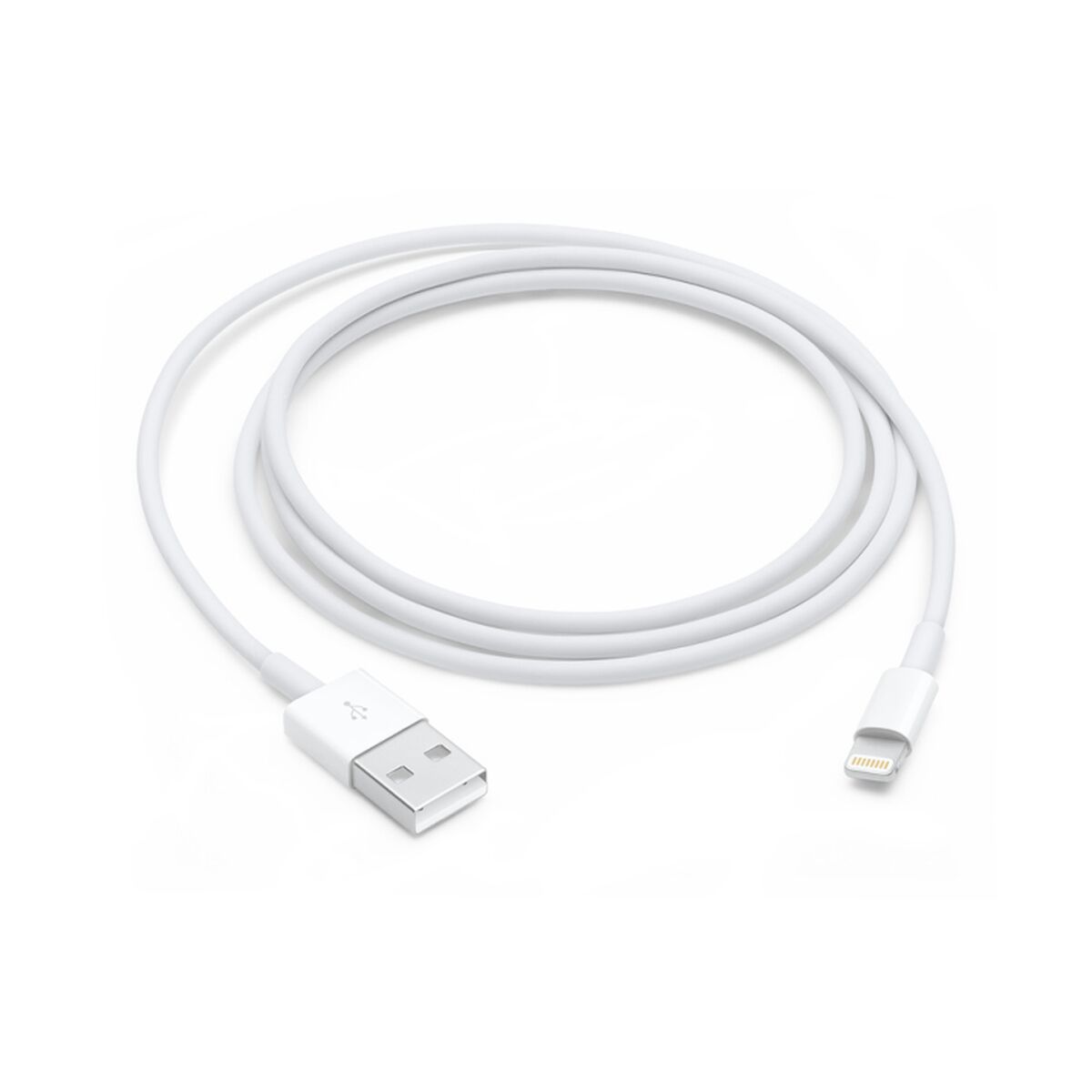 USB to Lightning Cable Apple MXLY2ZM/A White Black 1 m USB to Lightning Cable Apple MXLY2ZM/A White Black 1 m