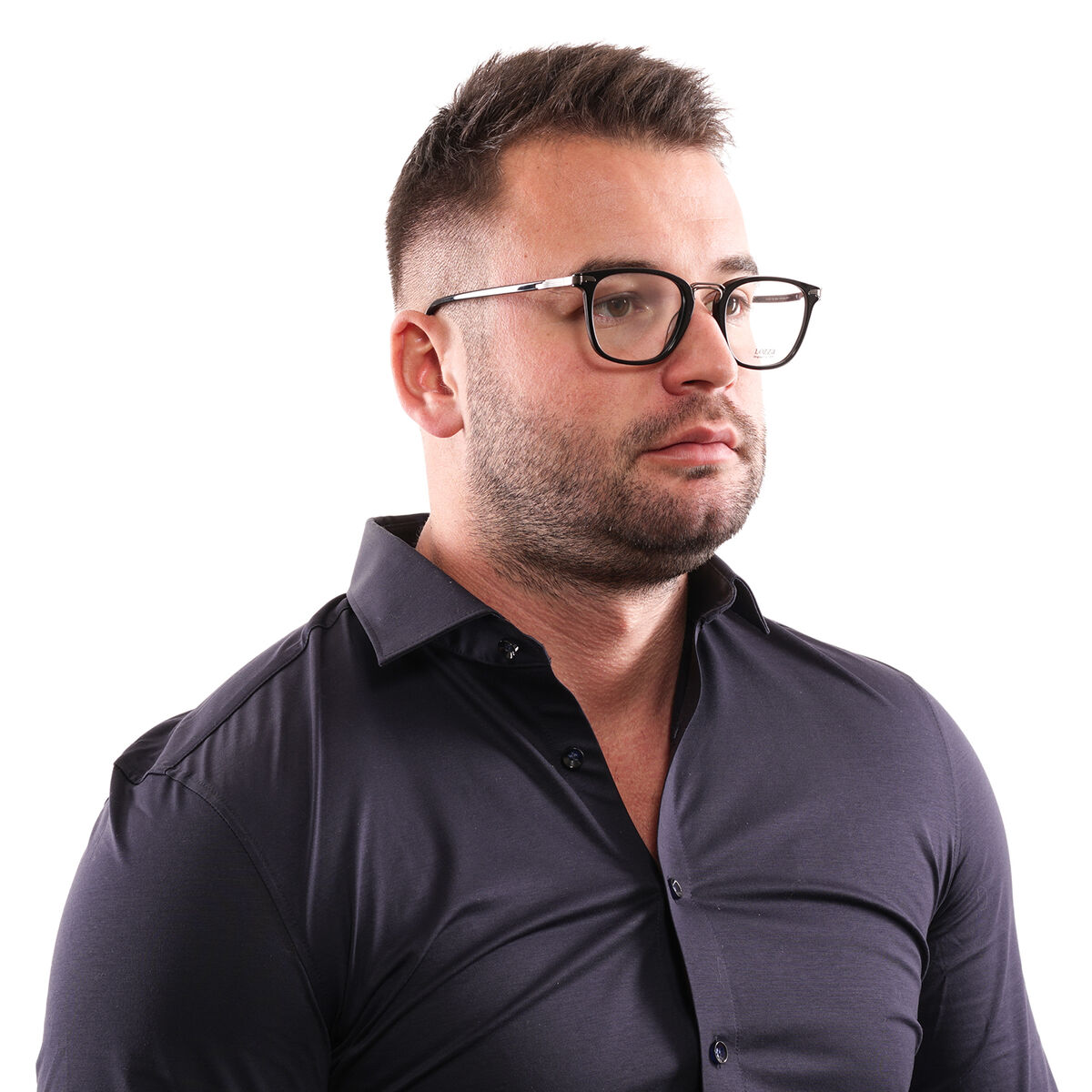 Unisex’ Spectacle frame Lozza VL4152 500BLK