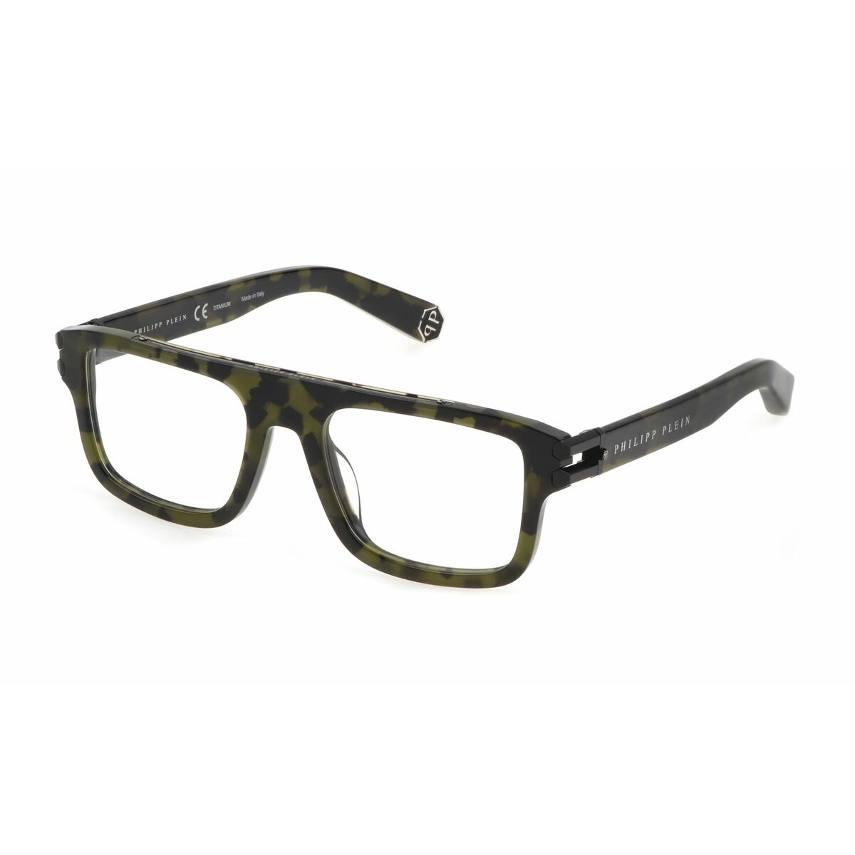 Men’ Spectacle frame PHILIPP PLEIN VPP021M-53092I-21G Green Ã 53 mm