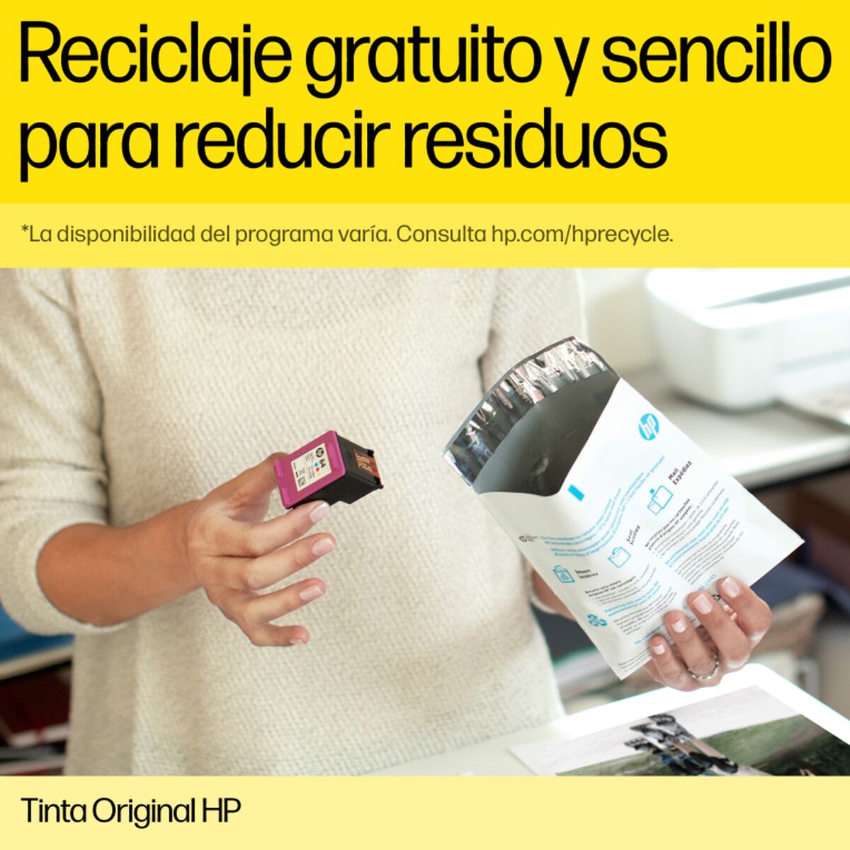 Original Ink Cartridge HP T0B29A Yellow