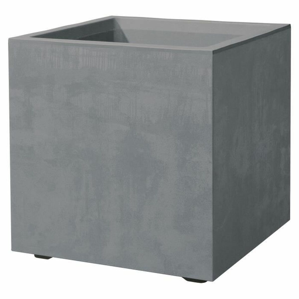 Plant pot Deroma Grey 25 cm Plastic Squared Bucket  25 cm
