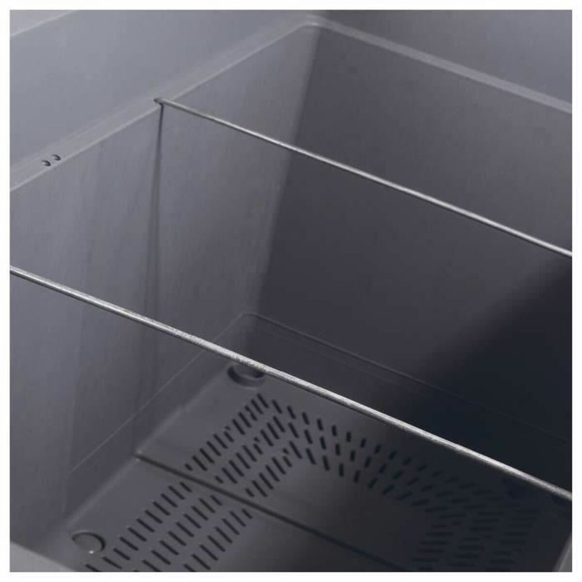 Self-watering planter Deroma Grey 78 x 38 x 39 cm Plastic Rectangular  78 cm