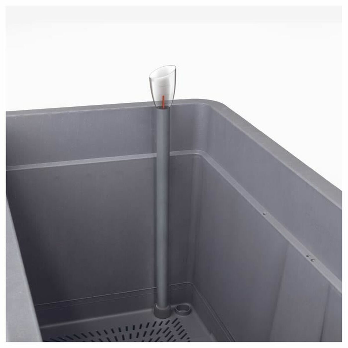 Self-watering planter Deroma Pearl 78 x 38 x 39 cm Plastic Rectangular  78 cm