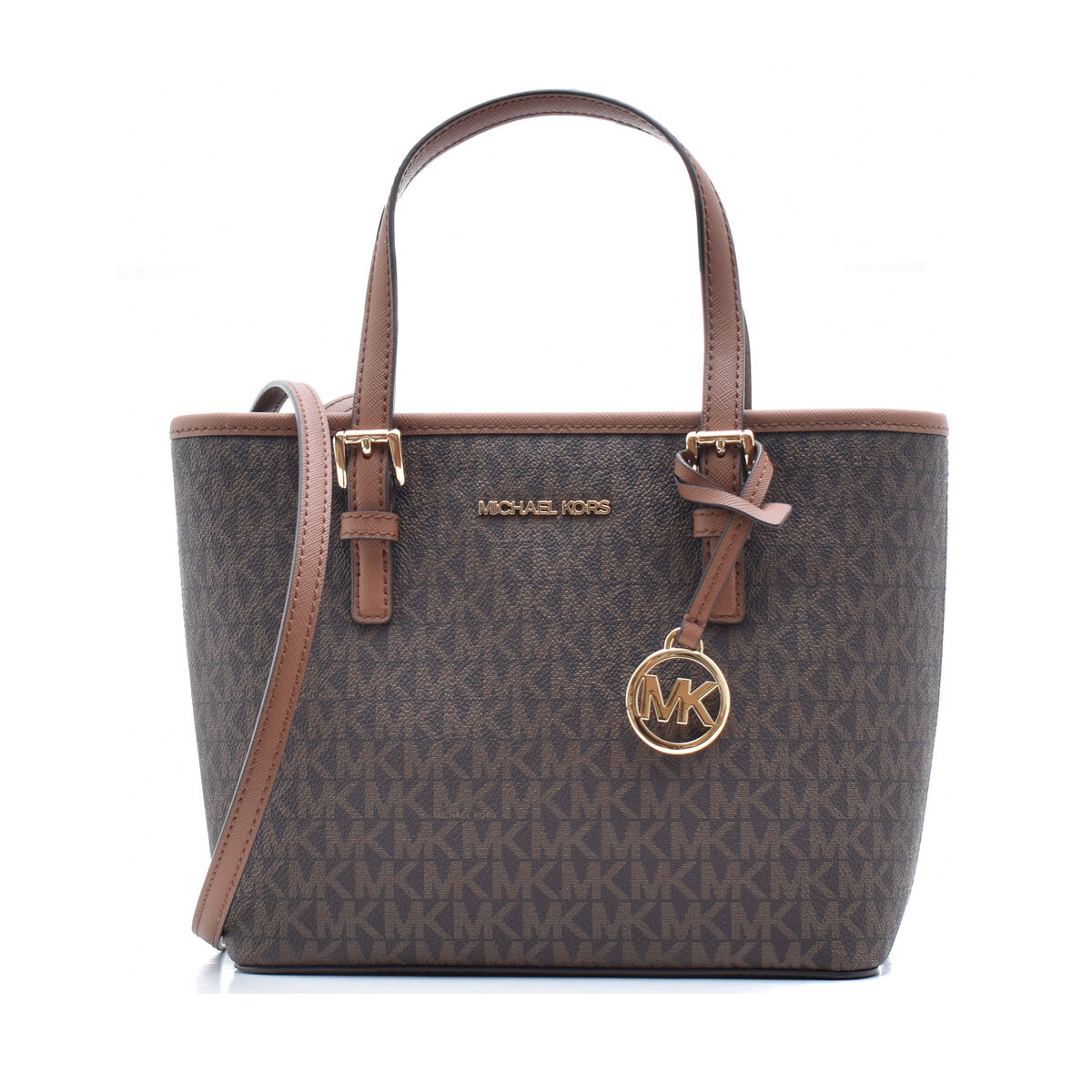 Women’s Handbag Michael Kors 35T9GTVT0B-BROWN Brown 22 x 18 x 10 cm