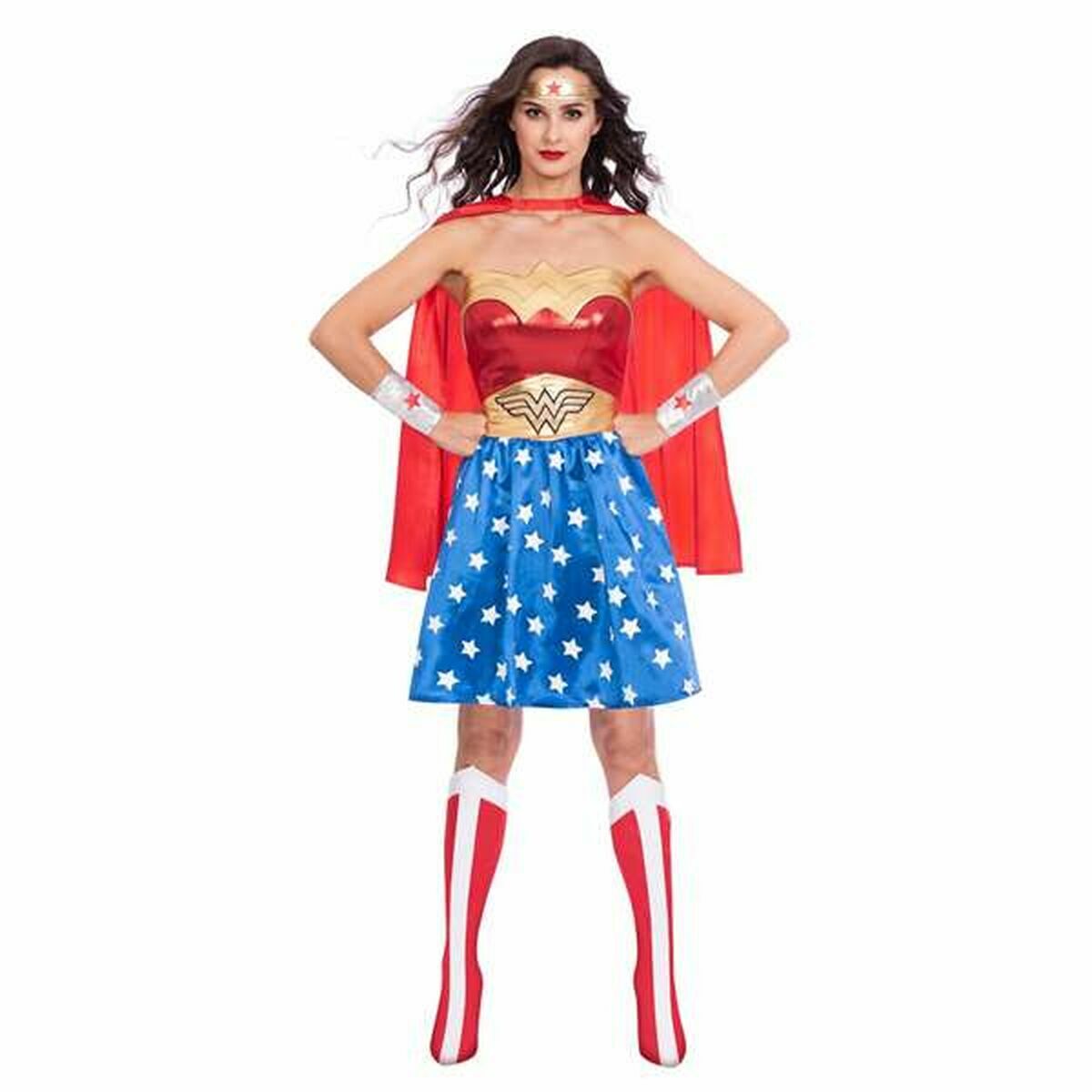 Costume for Adults DC Comics Wonder Woman 5 Pieces Costume for Adults DC Comics Wonder Woman 5 Pieces