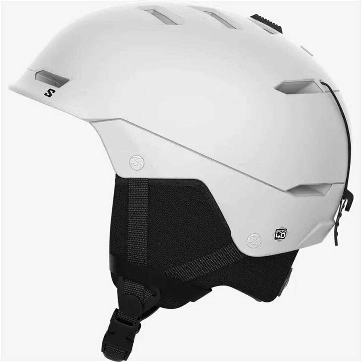 Ski Helmet Snowboarding Salomon Husk White Black Unisex S 56-60 cm 56-58