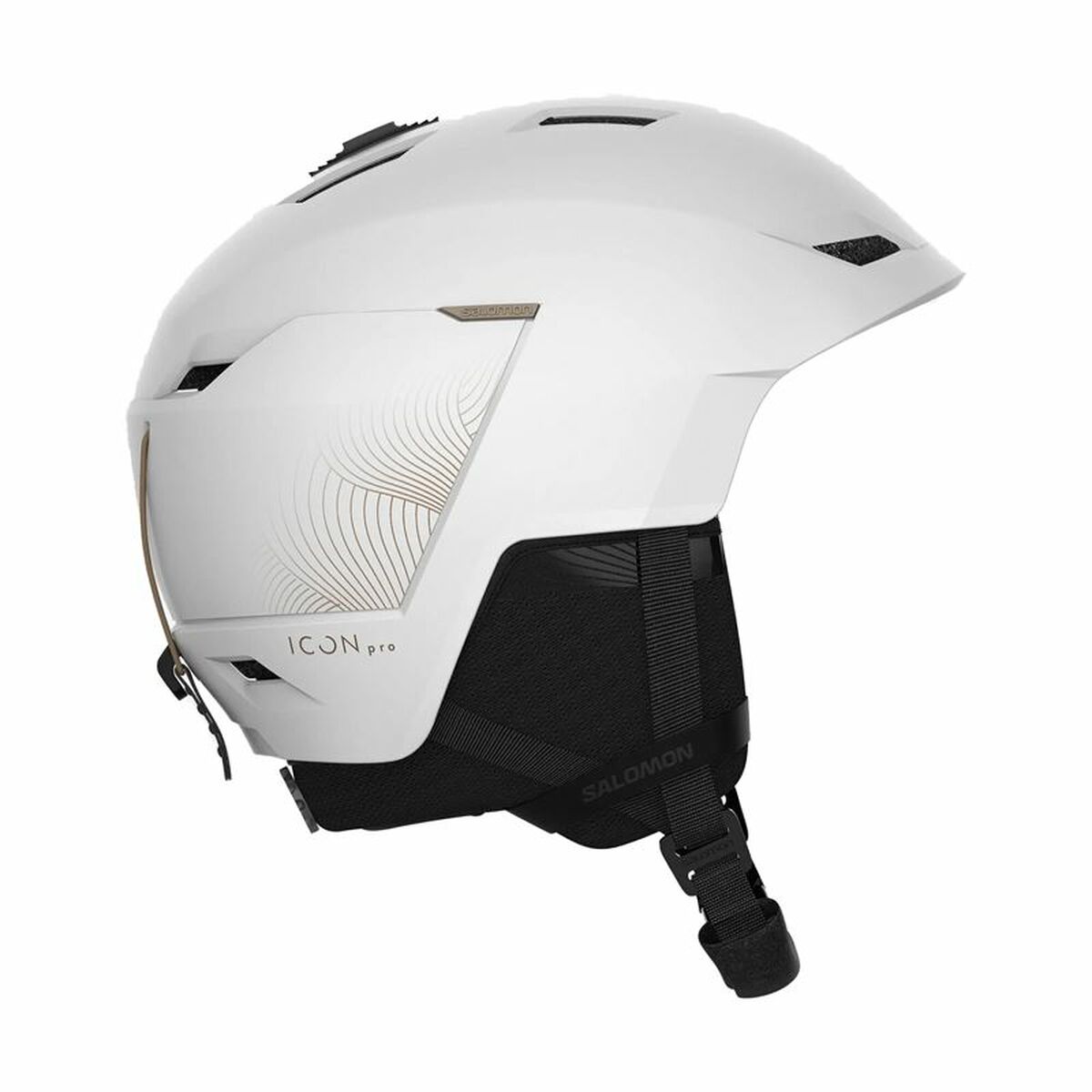 Ski Helmet Salomon Icon Lt Pro White Lady S 53-56 cm Ski Helmet Salomon Icon Lt Pro White Lady S 53-56 cm