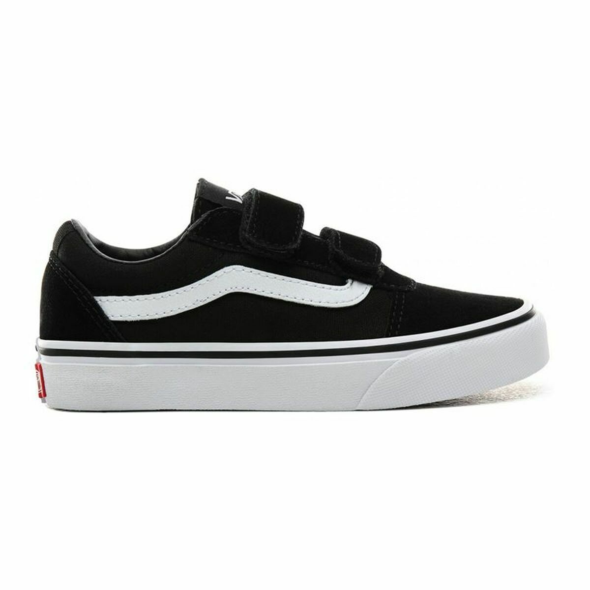 Childrenâs Casual Trainers Vans Ward V Black Velcro Childrenâs Casual Trainers Vans Ward V Black Velcro