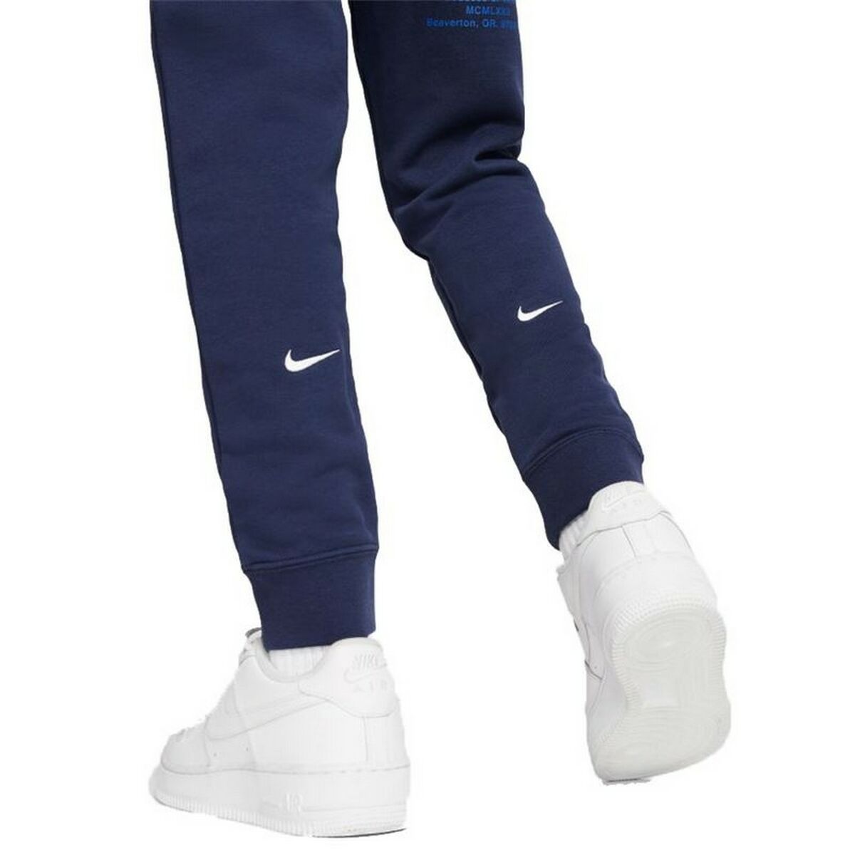 Children’s Tracksuit Bottoms Nike Swoosh Dark blue